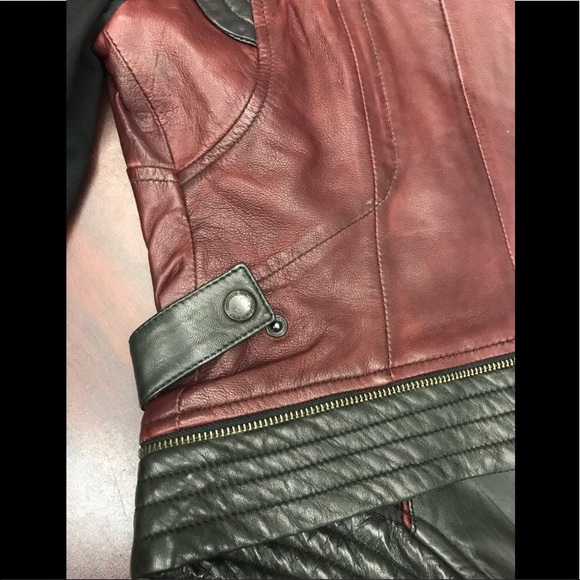 Members only  leather jacket bureaux/Black,NWT - Picture 8 of 8